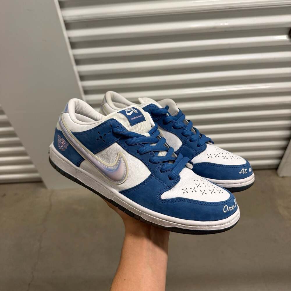 Nike SB Dunk Low Pro QS Born x Raised “One Block At A Time” Size 11 FN7819-400